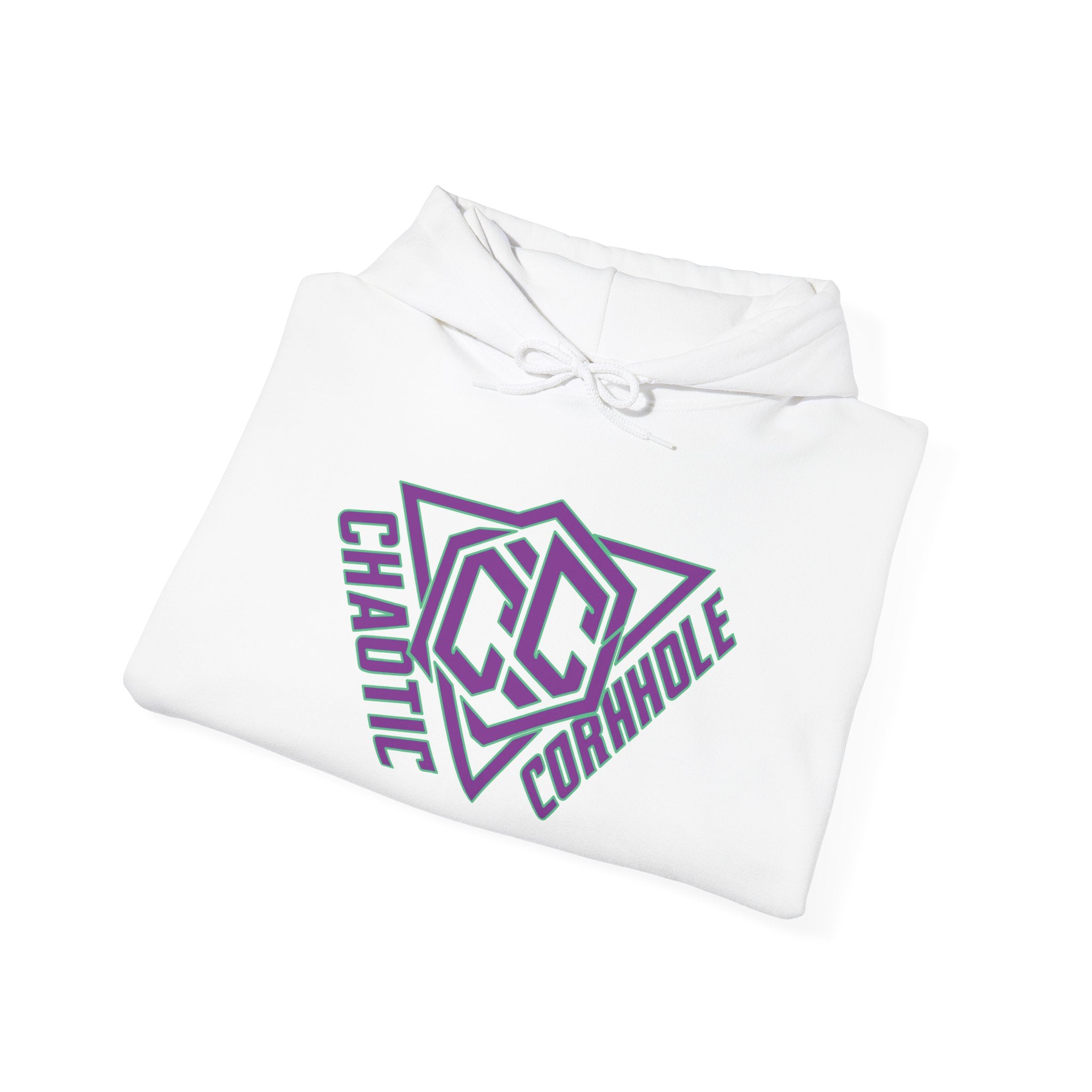 Chaotic Cornhole Hoodie, Unisex Heavy Blend Sweatshirt