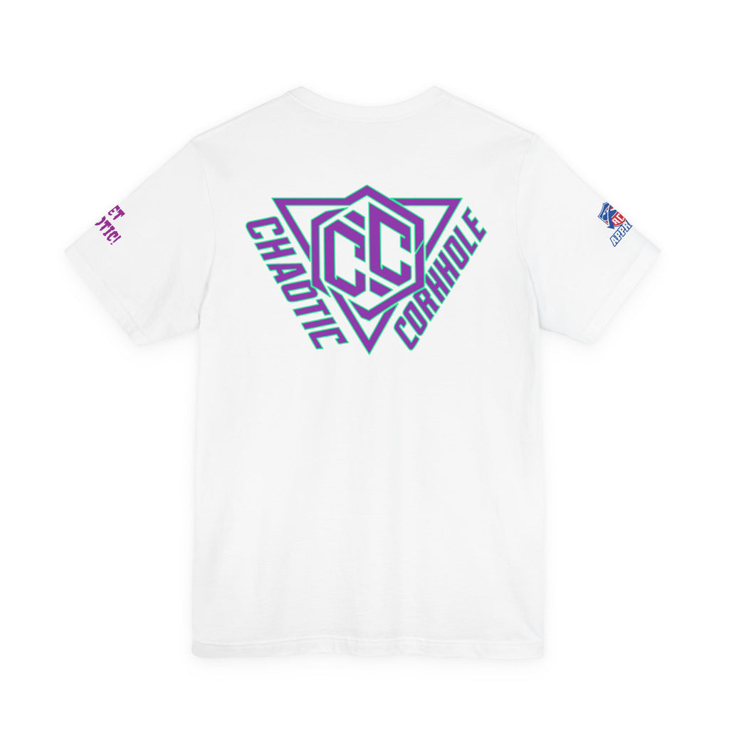 Chaotic Cornhole Unisex Jersey Tee